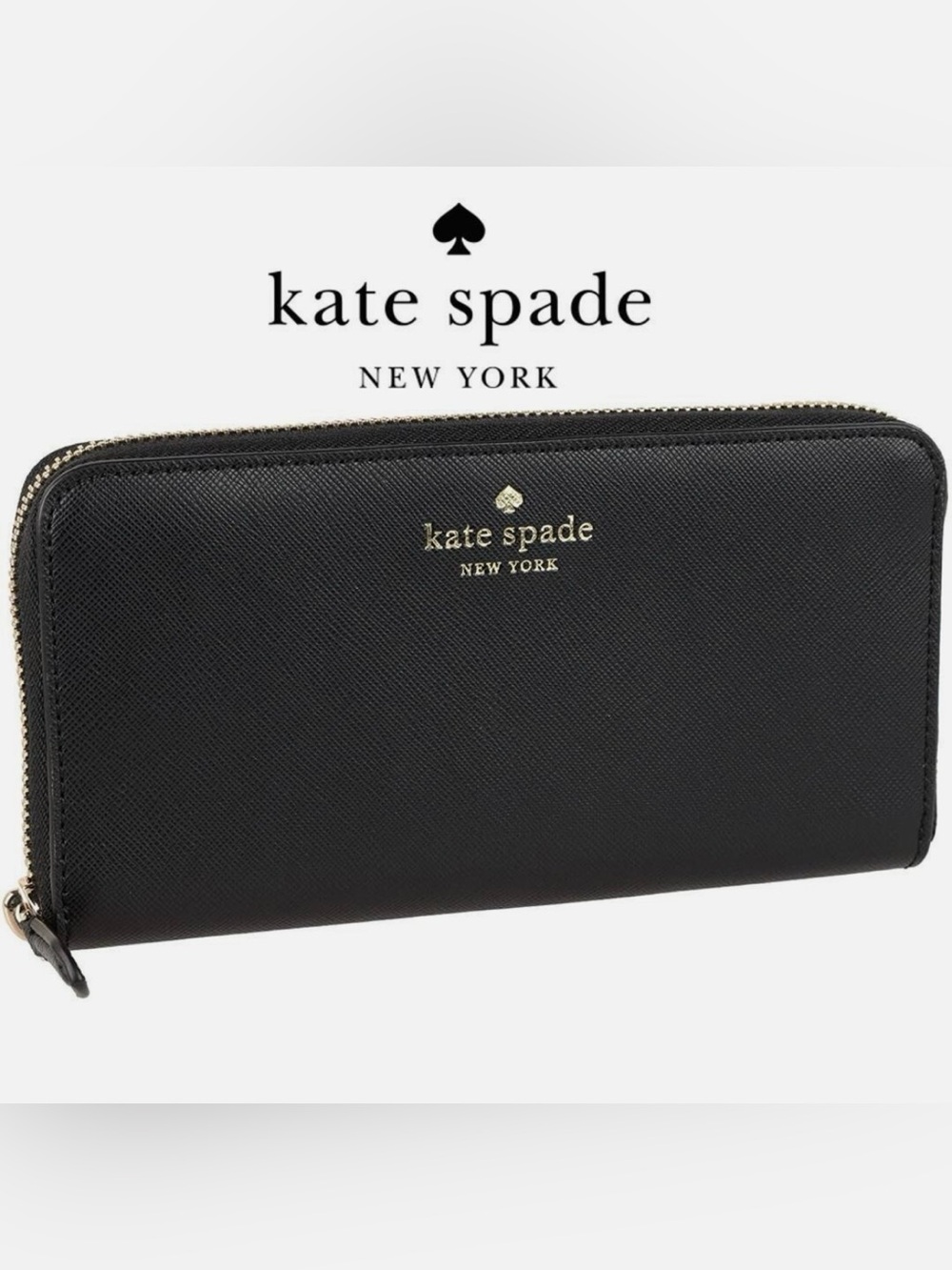Kate Spade Black Brynn Large Continental Wallet